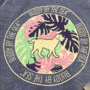 Blue Dog Graphic Tee -